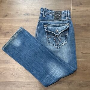 Men’s Rock Revival Billy Straight Jeans